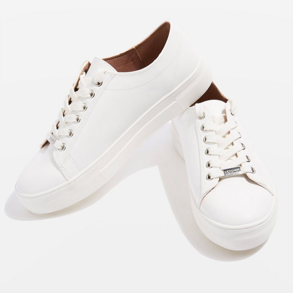 TOPSHOP 👟 Caramel Platform Sneakers